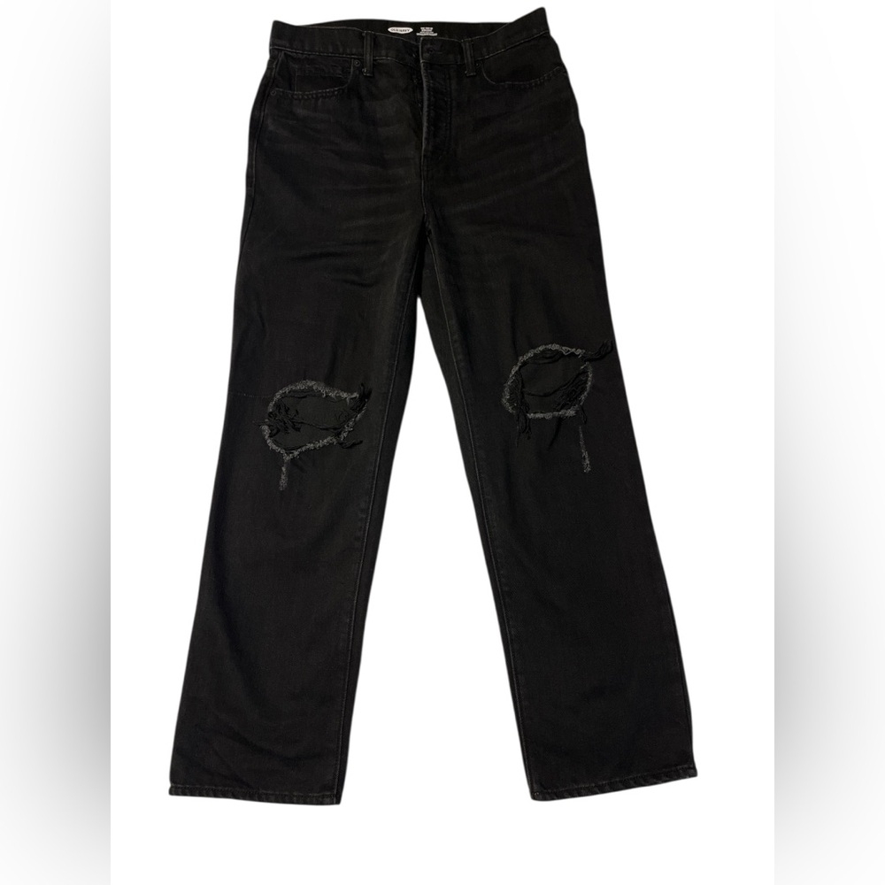 Old Navy Charcoal Button-Fly Jeans